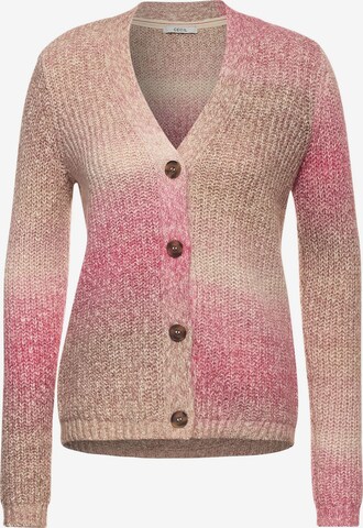 CECIL Knit Cardigan in Pink: front