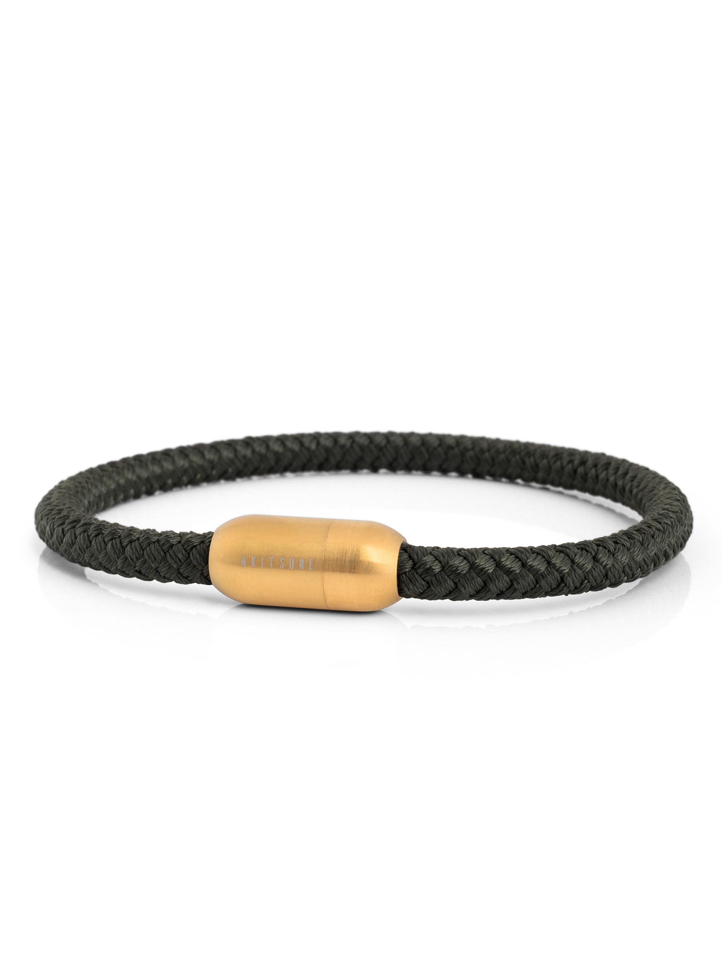 Akitsune Bracelet 'Silvus' in Green: front