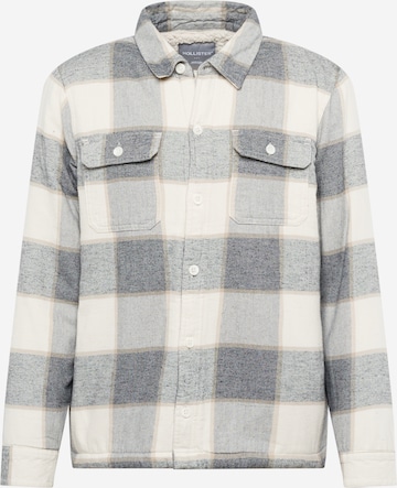 Veste mi-saison HOLLISTER en gris : devant