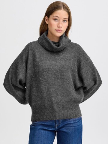 Pull-over 'Kamara' ICHI en gris : devant