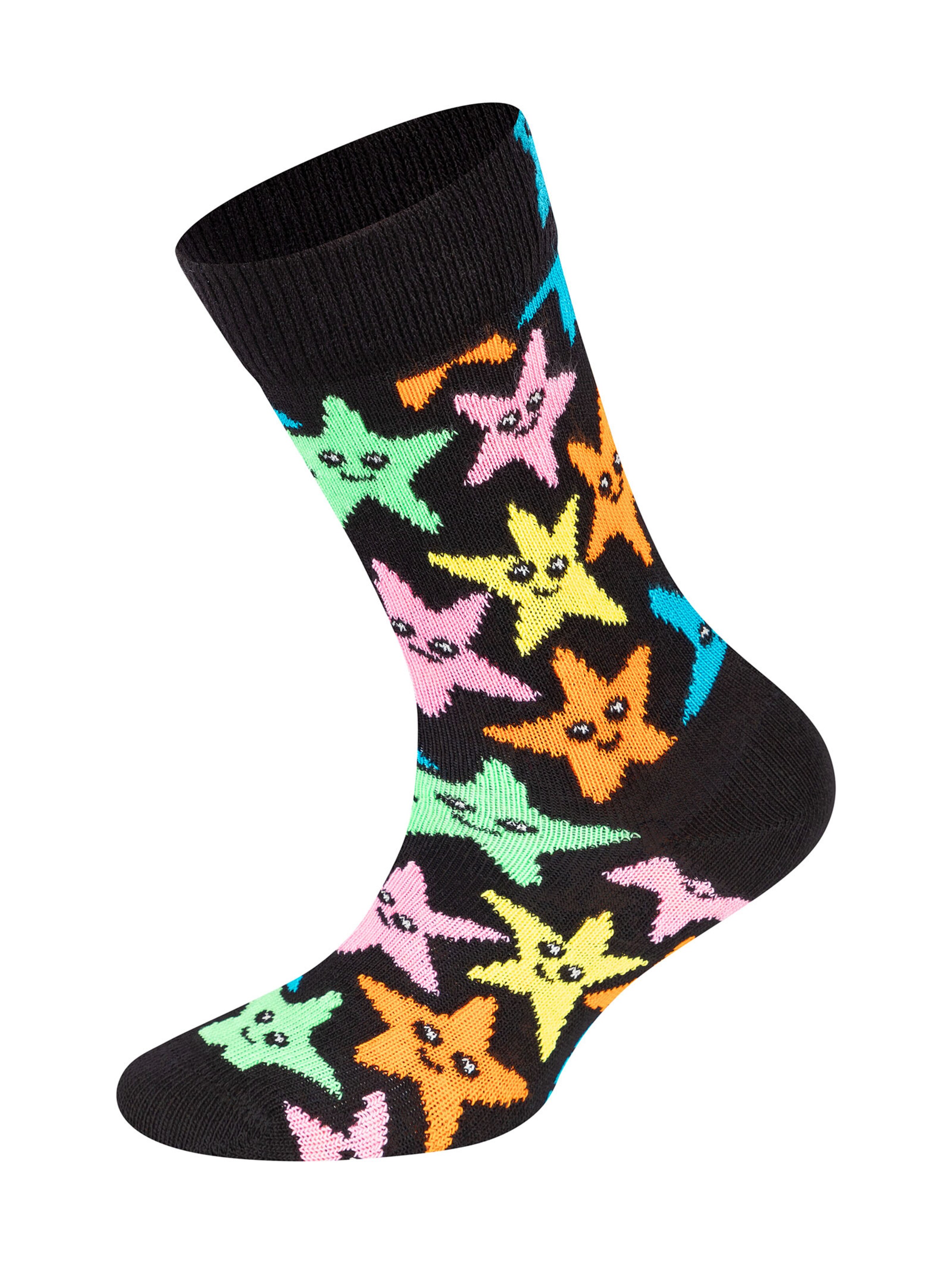 Happy Socks Sokken 'Kids Rainbow-Heart-Starfish-Flower Socks' in Gemengde kleuren