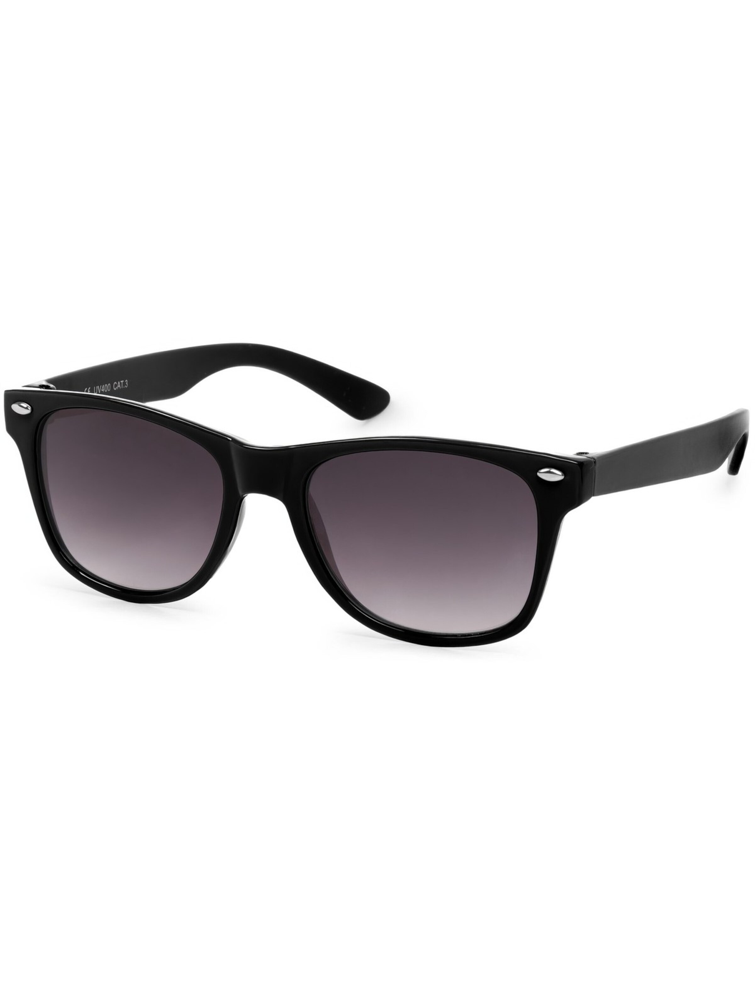 styleBREAKER Sunglasses 'Kinder Sonnenbrille Nerd Style' in Grey: front