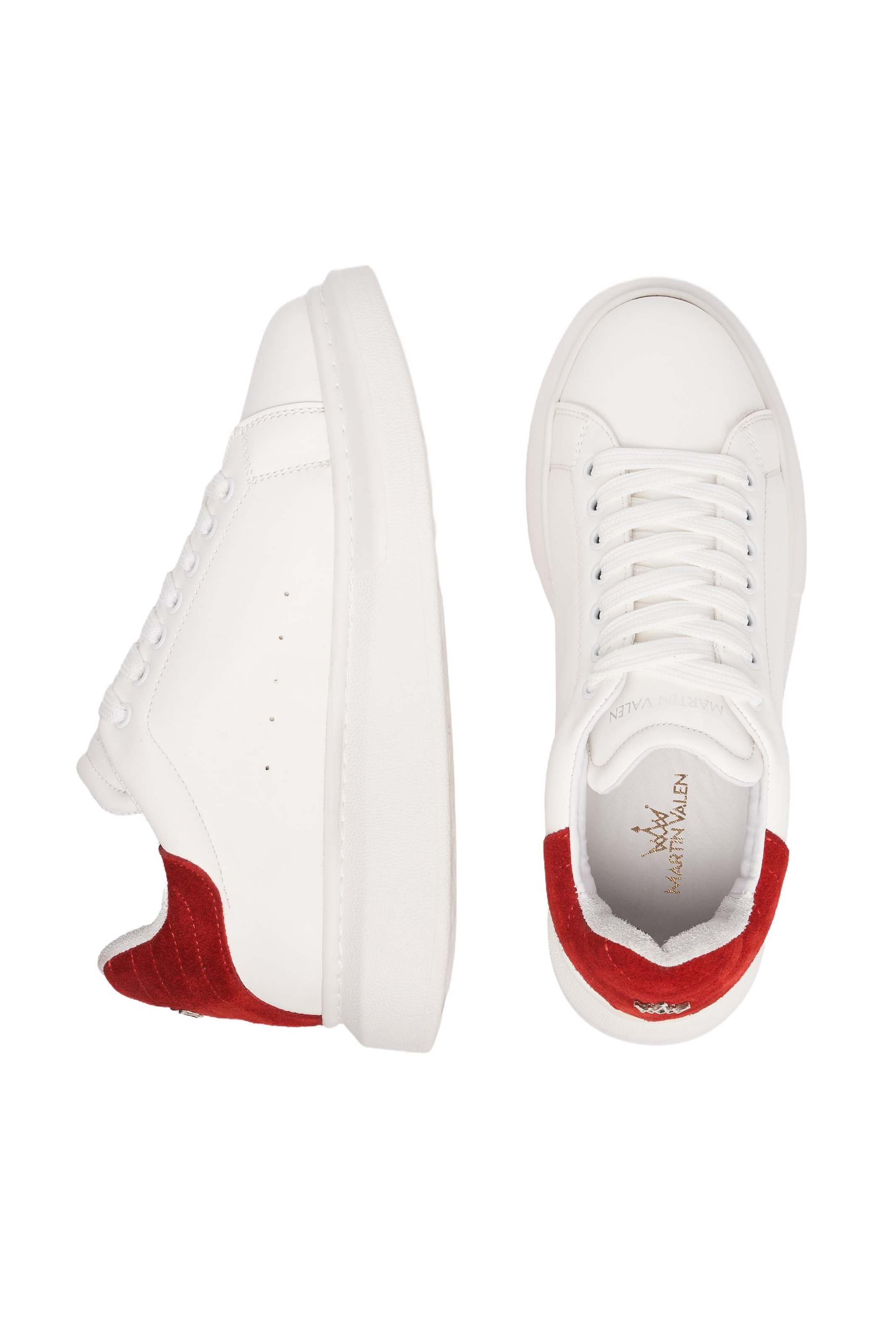 Baskets basses MARTIN VALEN en blanc
