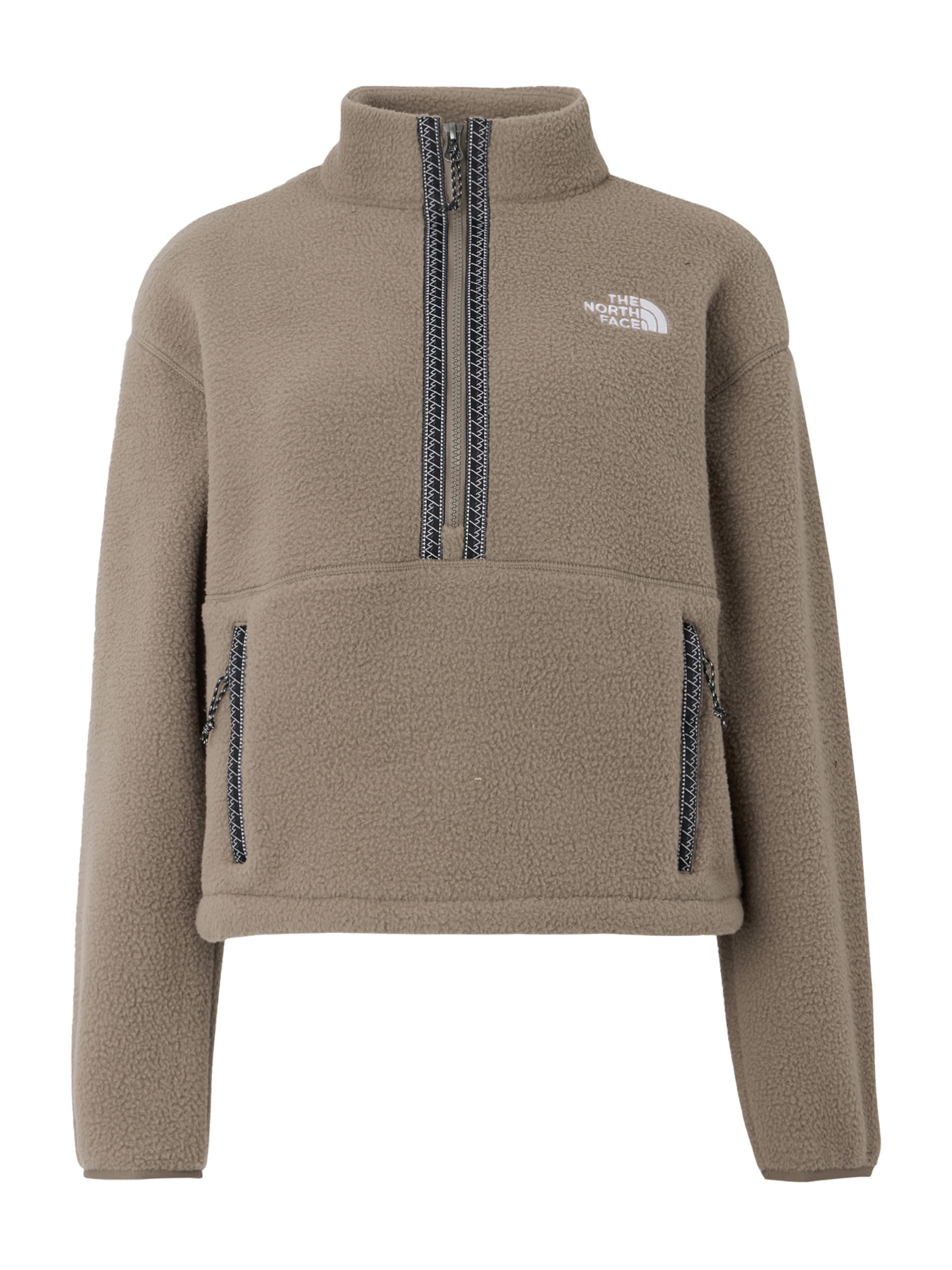 THE NORTH FACE - Pullover 'FLEESKI' em castanho: frente