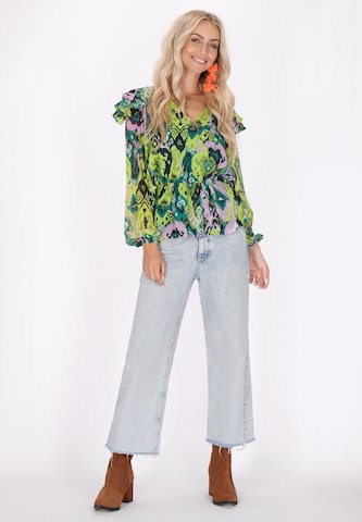 Camicia da donna di IZIA in verde