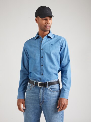 La Martina Regular Fit Hemd in Blau: Vorderseite
