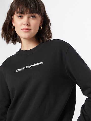 Calvin Klein Jeans Mikina – černá