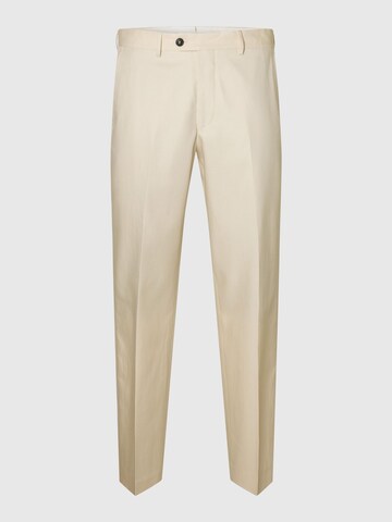 Regular Pantalon à plis SELECTED en beige