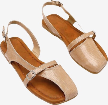 Limoya - Sandalias 'Almina' en beige: frente