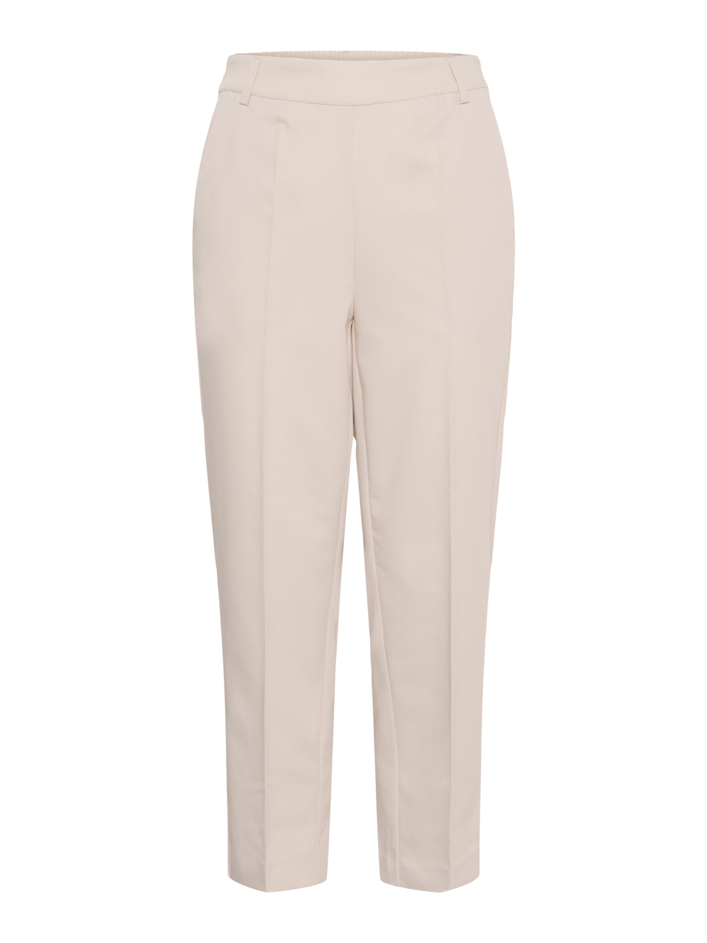 Kaffe Παντελόνι με τσάκιση 'KASakura' σε μπεζ: μπροστά