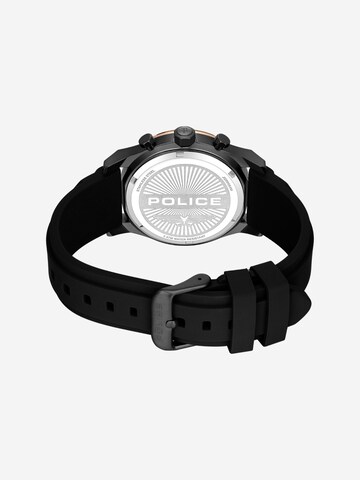 POLICE Analoog horloge ' Knotty ' in Zwart