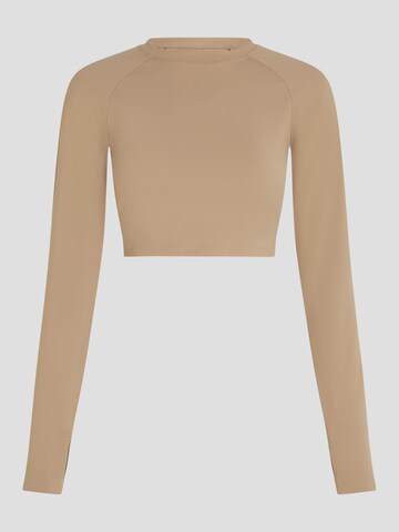 YO-GAYA Sporttop in Beige: voorkant