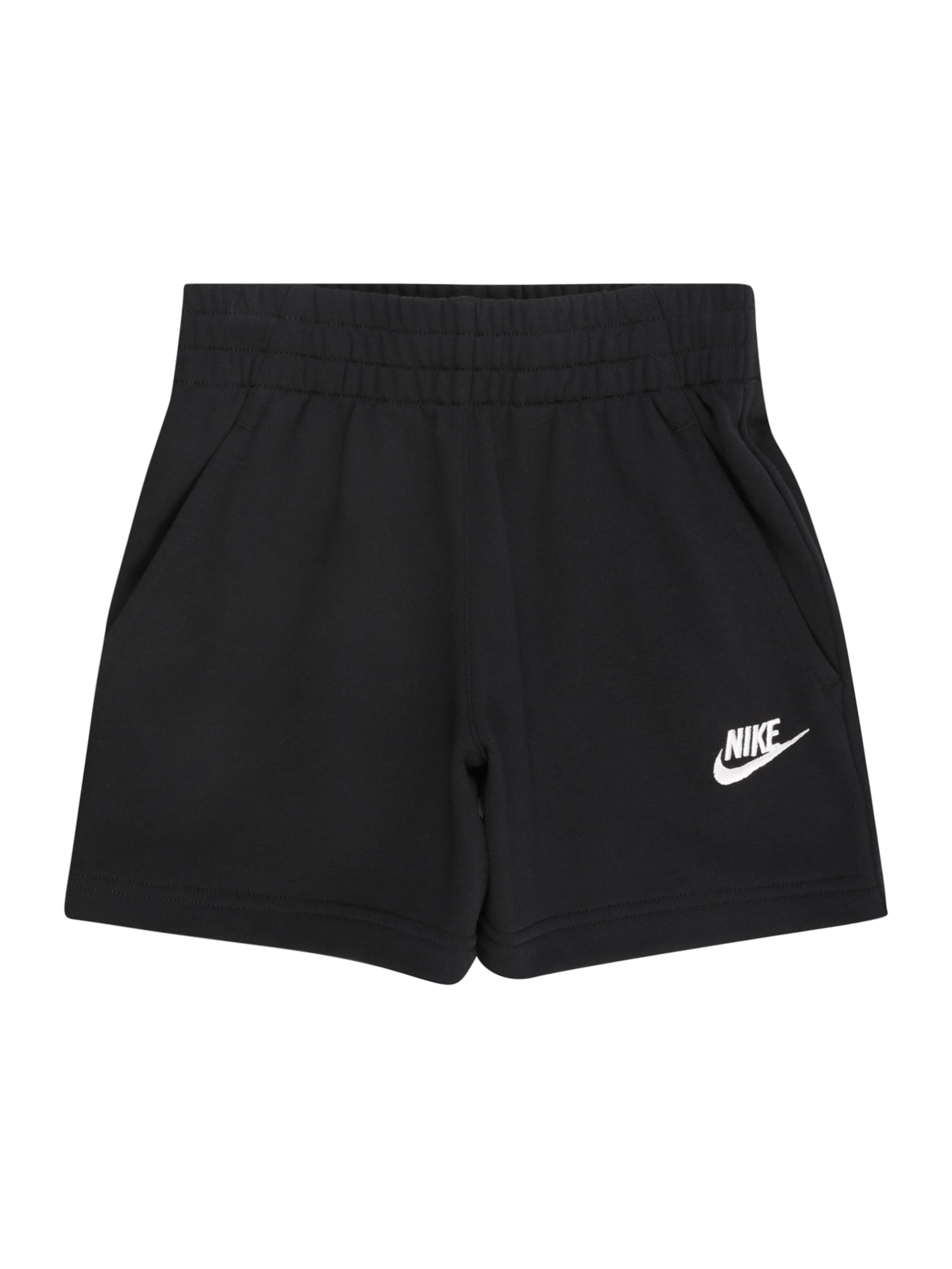 Nike Sportswear - Regular Calças 'Club' em preto: frente