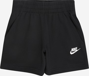 Nike Sportswear Regular Trousers 'Club' in Black: front