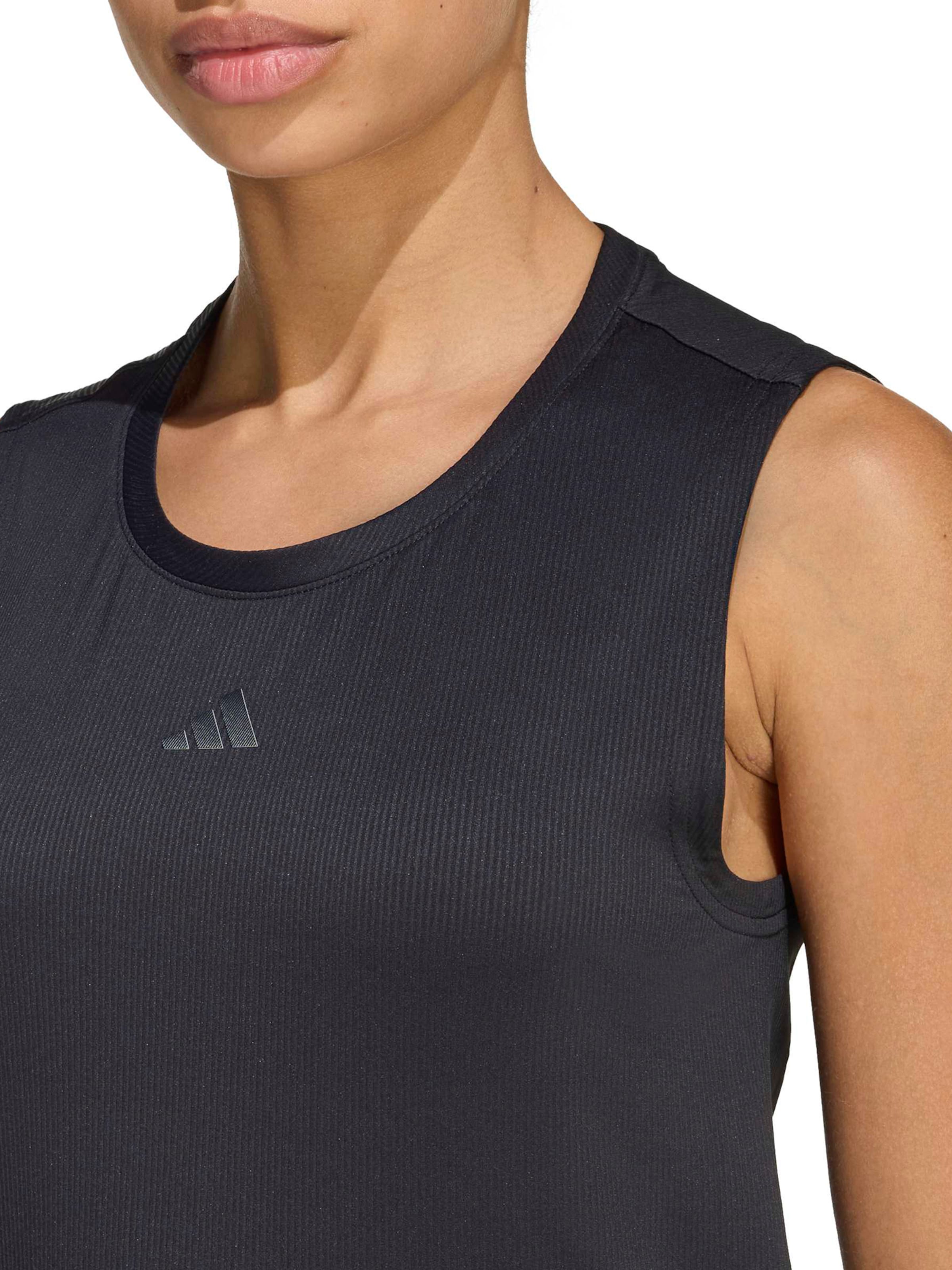 ADIDAS PERFORMANCE Спортивный топ 'MATCH' в Черный
