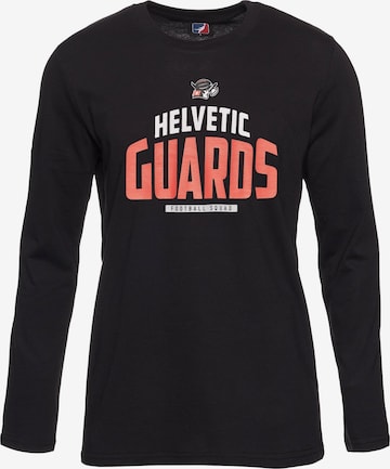 European League of Football Shirt in Schwarz: Vorderseite