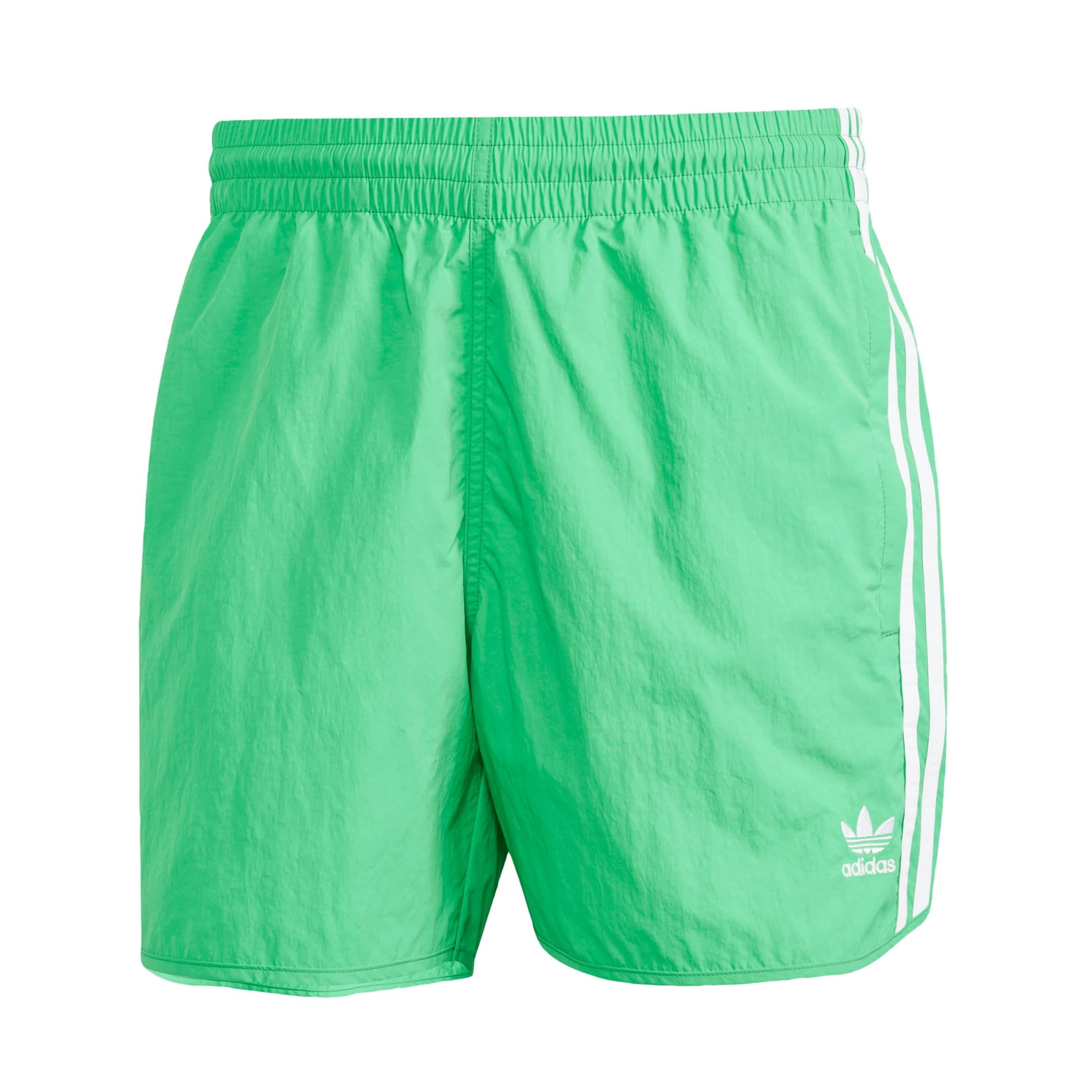 Largi Pantaloni 'Adicolor Classics Sprinter' de la ADIDAS ORIGINALS pe verde: față