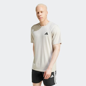 ADIDAS PERFORMANCE Слим Функциональная футболка 'Train Essentials Feelready Novelty' в Серый: спереди