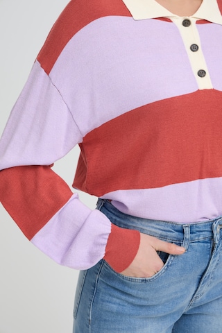 ICHI Pullover 'IHBOSTON' in Lila