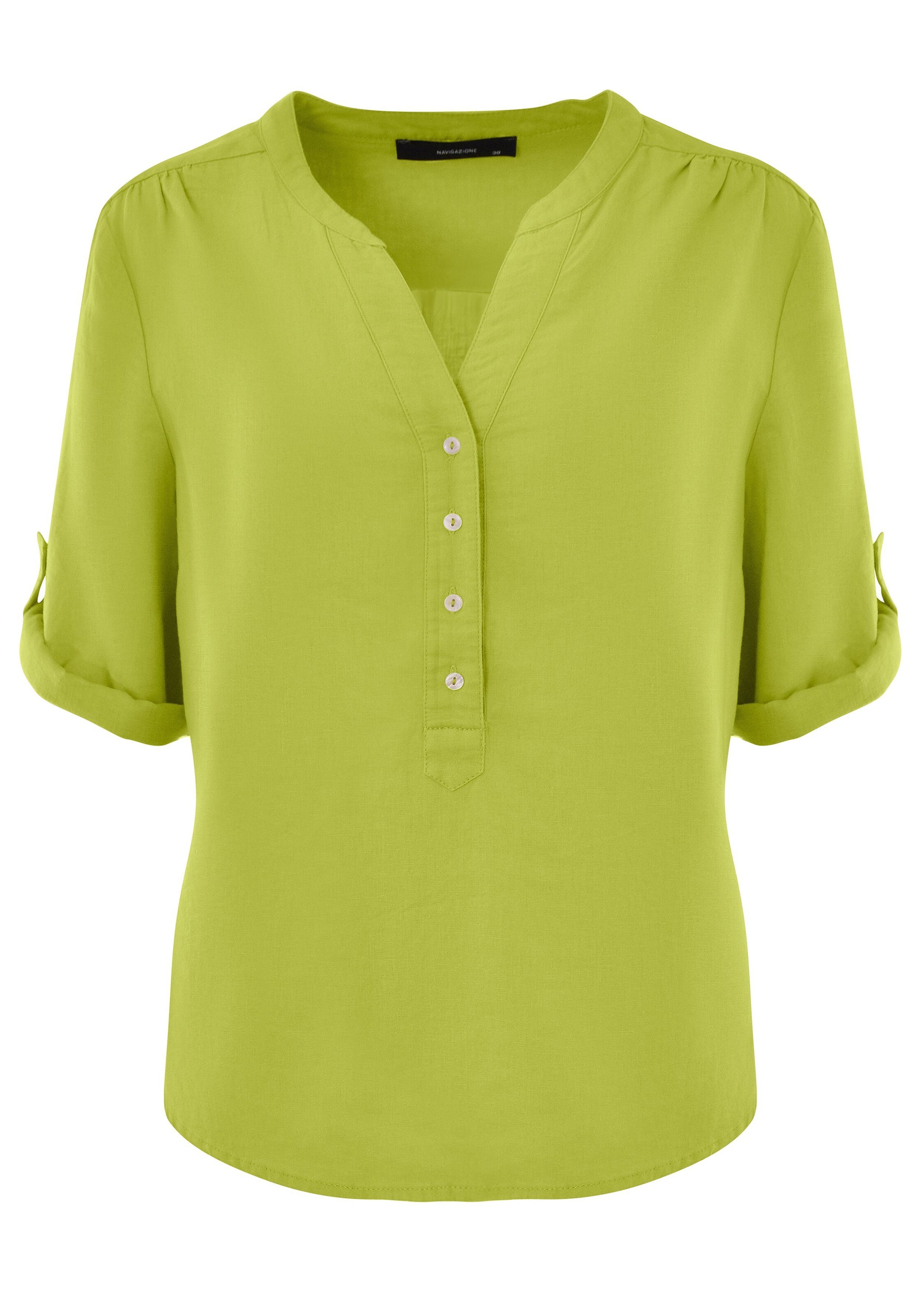 Navigazione Bluse in Grün: Vorderseite