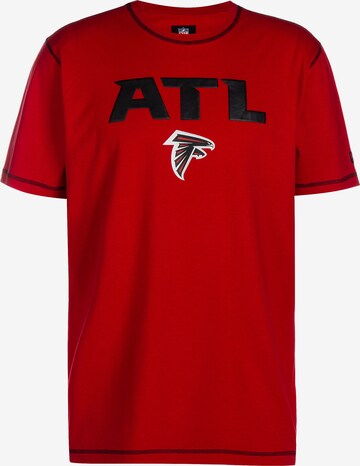 NEW ERA Shirt 'Atlanta Falcons' in Rood: voorkant