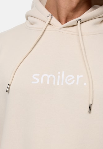 smiler. Sweatshirt in Beige