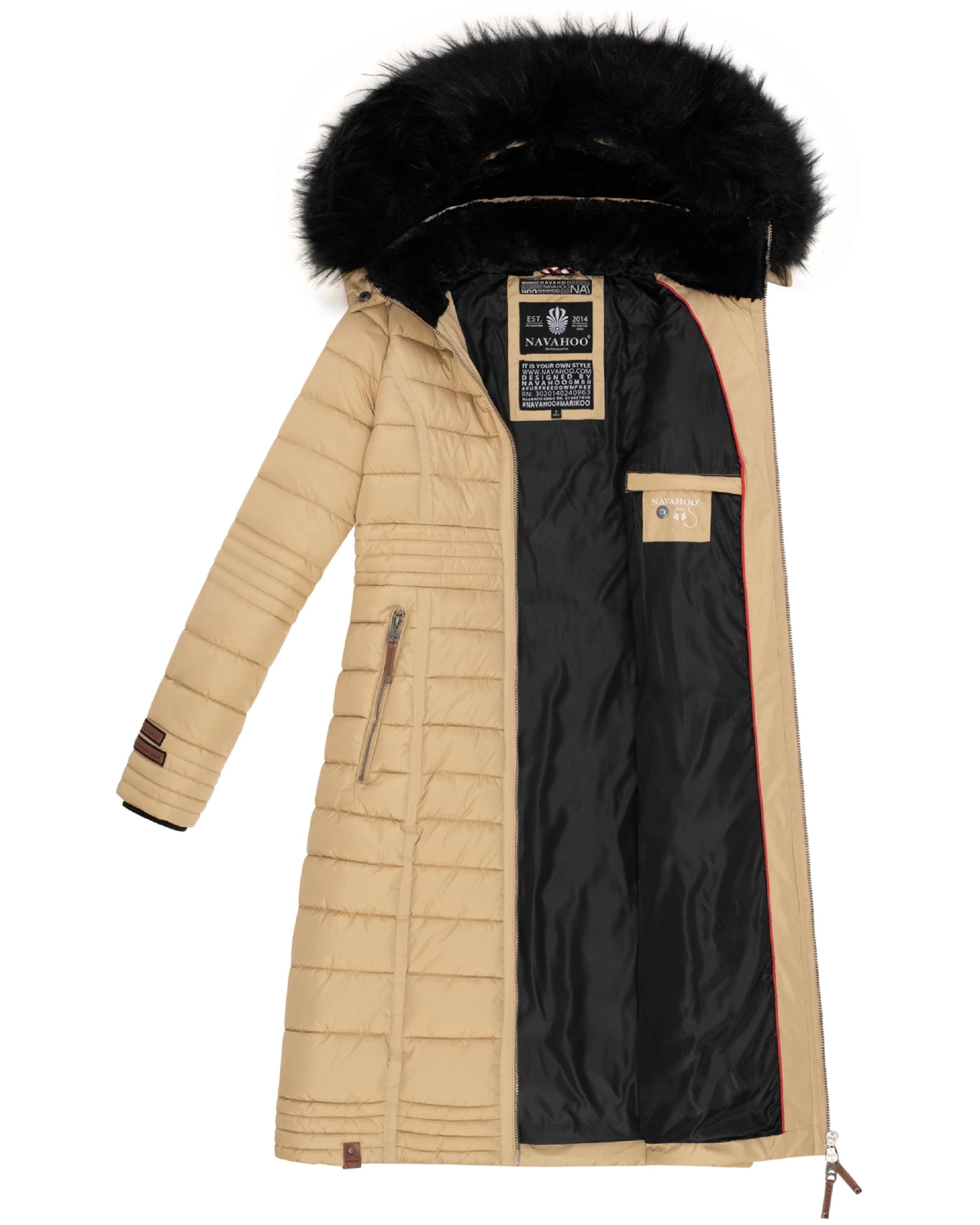 NAVAHOO Mantel 'Umay' in Beige