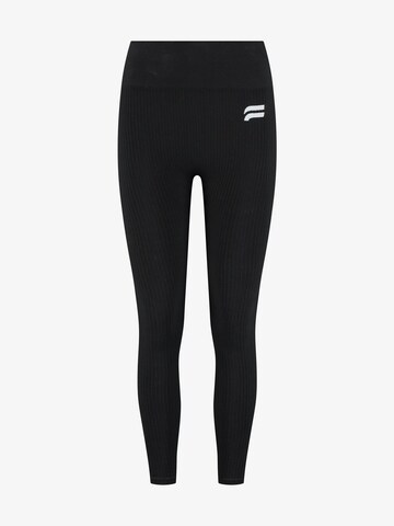 Fortex Fitness Skinny Leggings 'Essential' in Schwarz: Vorderseite