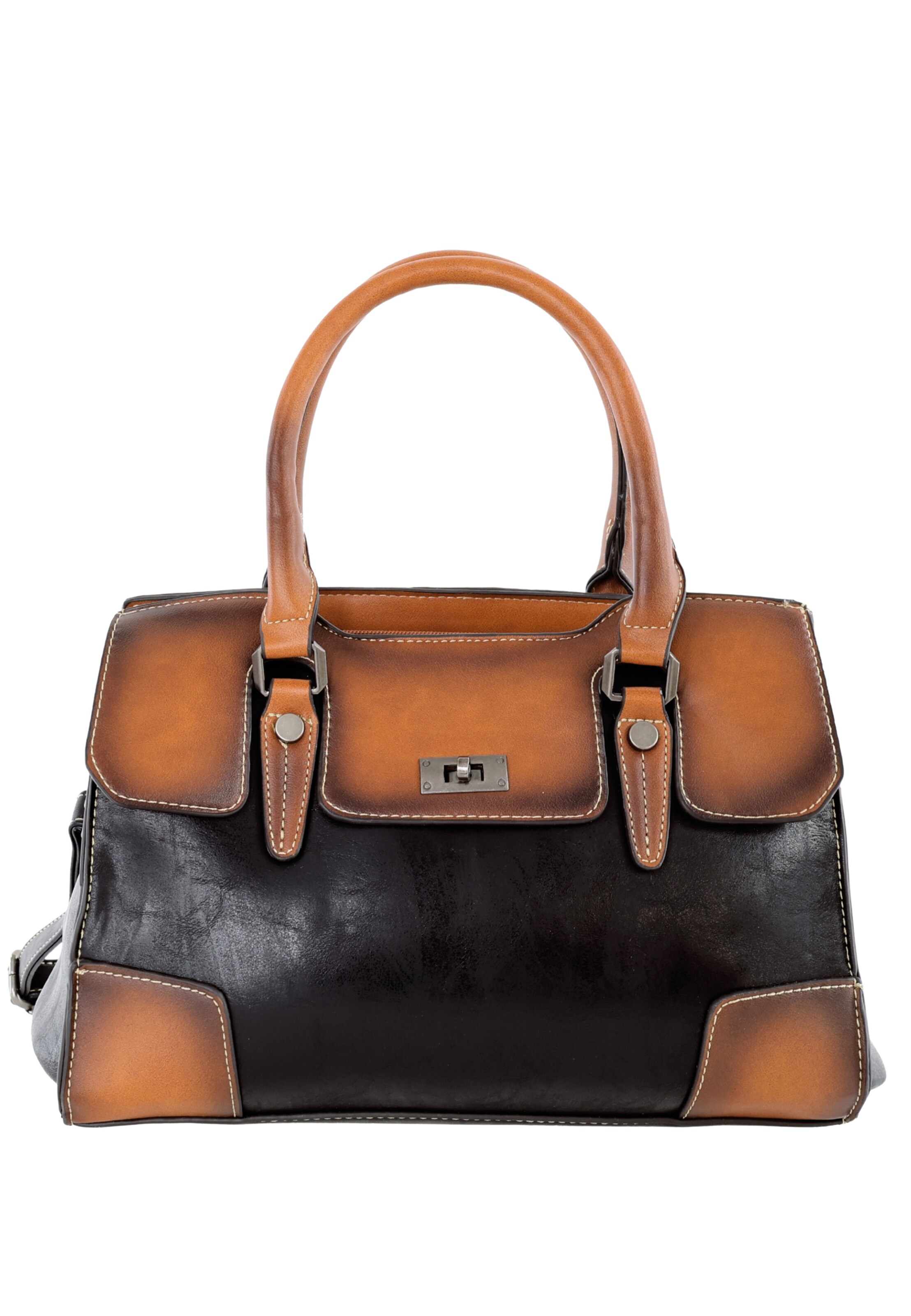 HARPA Henkeltasche 'LIORA' in Schwarz: Vorderseite