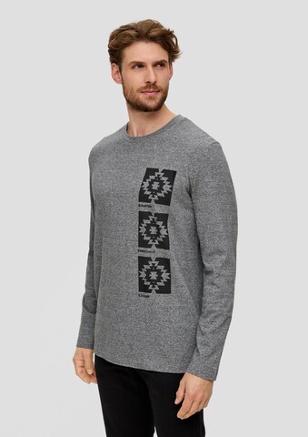 s.Oliver Shirt in Grijs: voorkant