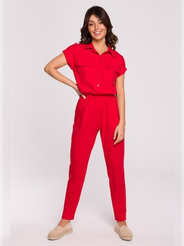 BeWear - Jumpsuit en rojo: frente