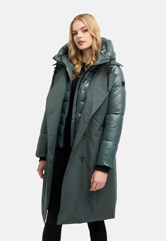 NAVAHOO Winter coat 'City-Glow 14' in Green
