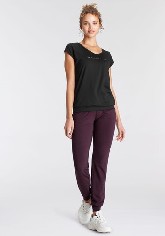 FAYN SPORTS Funktionsshirt in Schwarz: Vorderseite