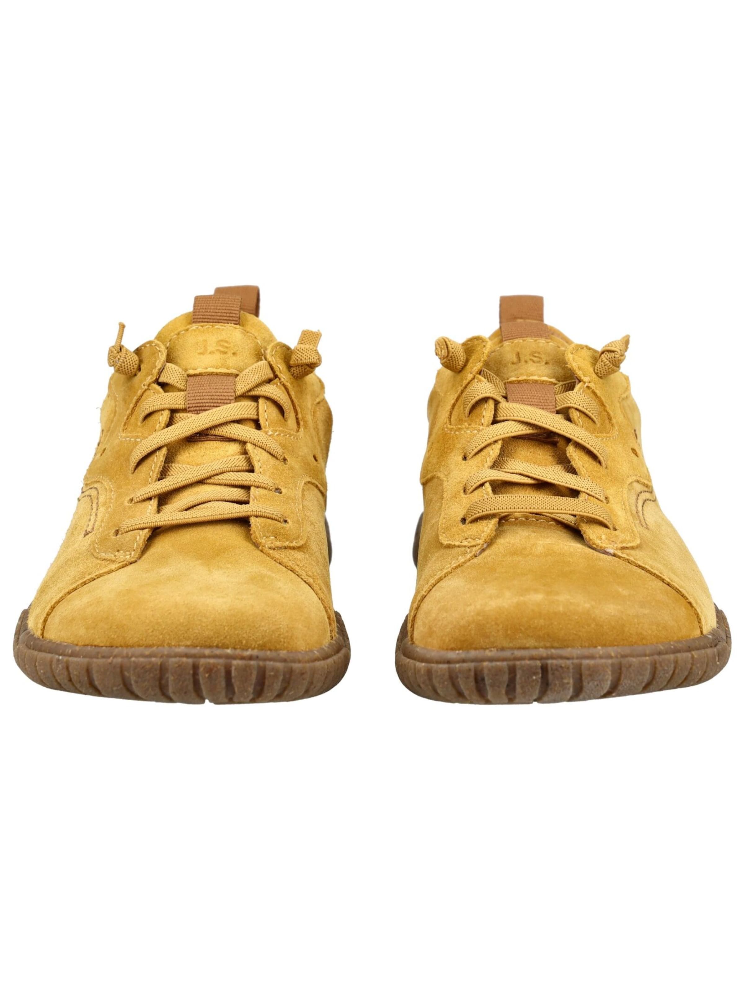 JOSEF SEIBEL Sportieve veterschoen in Geel