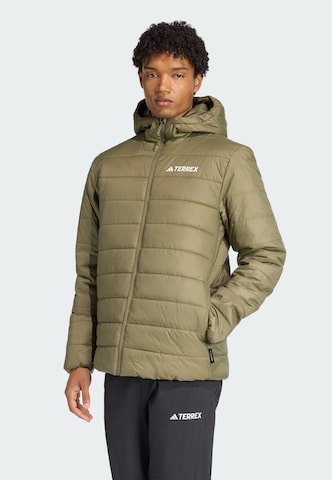 Veste outdoor 'Essentials' ADIDAS TERREX en vert : devant