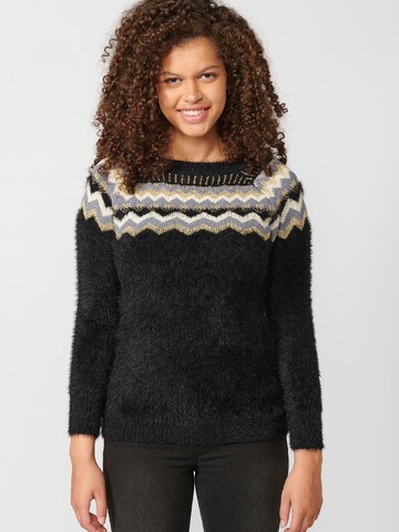 KOROSHI Sweater in Black: front