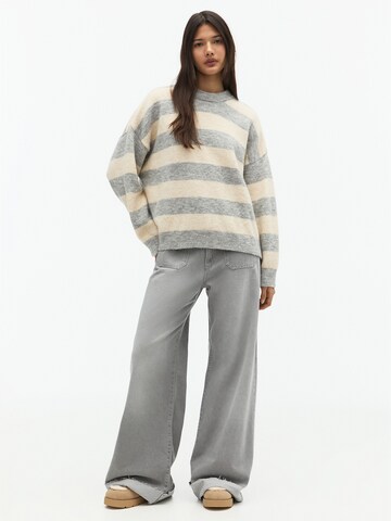Pull-over 'PACIFIC' Pull&Bear en gris