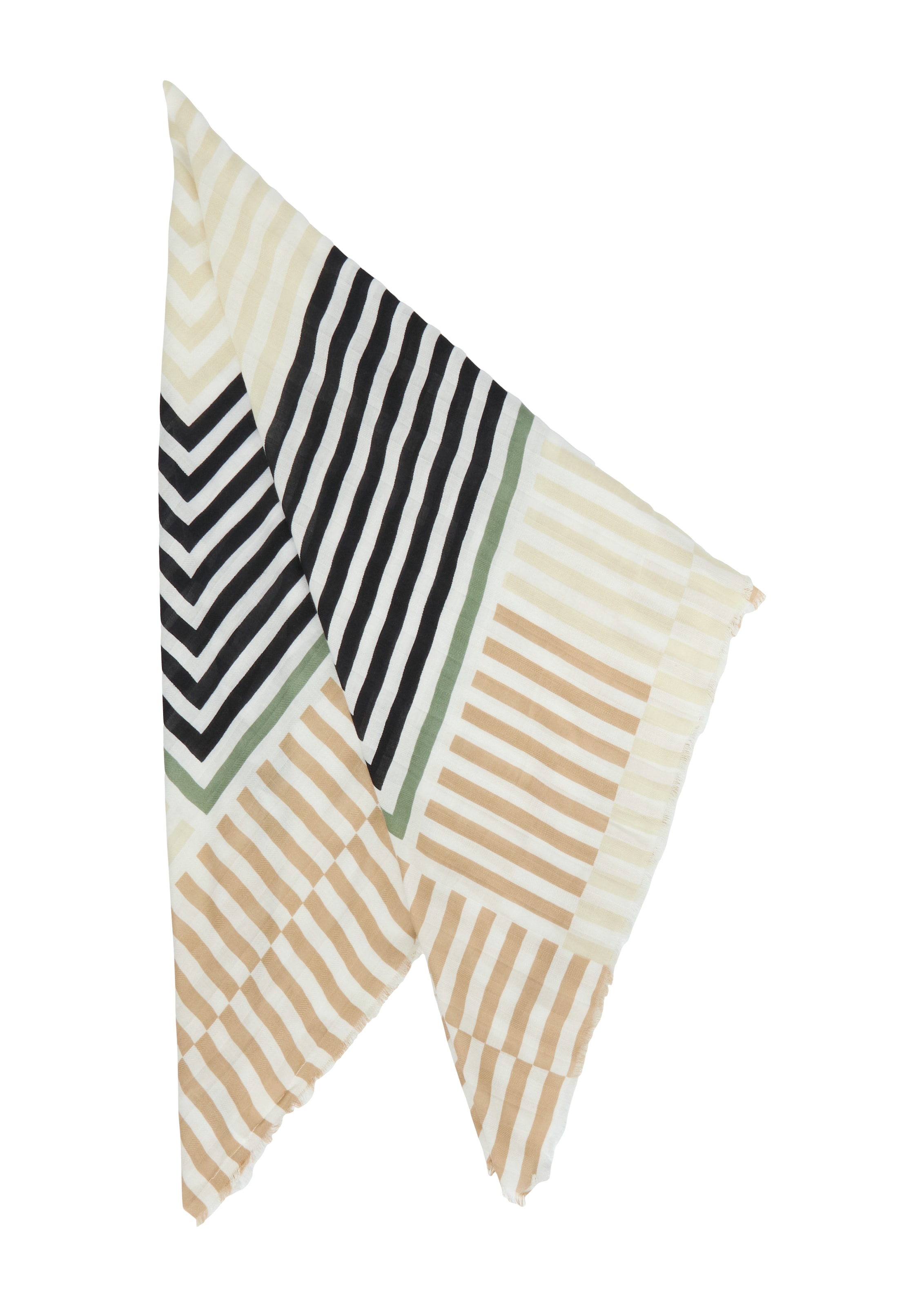 s.Oliver Schal in Beige: Vorderseite