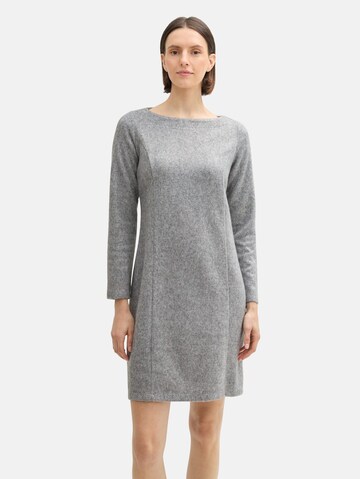 TOM TAILOR Knit dress in Grey: front