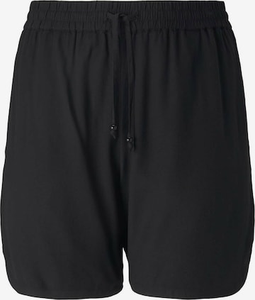 Tom Tailor Women + Loosefit Shorts in Schwarz: predná strana