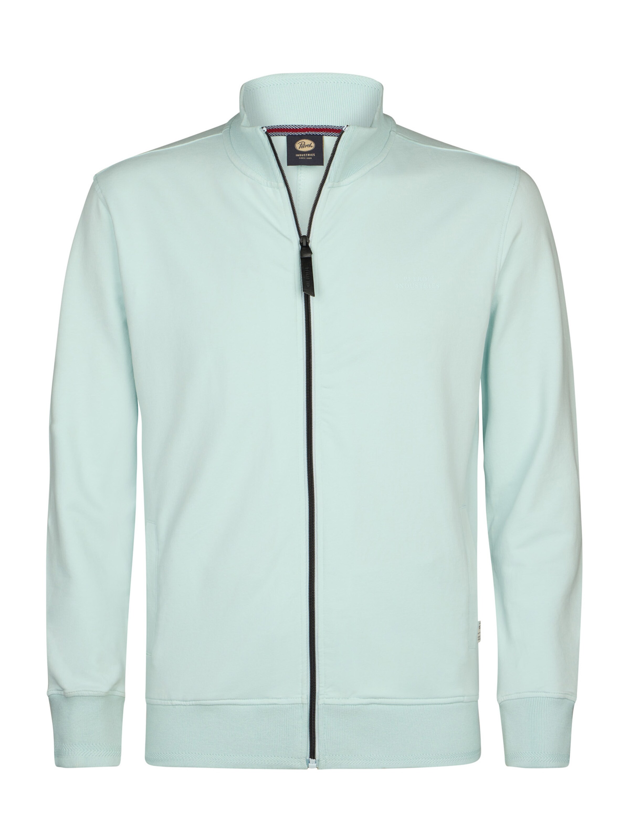 Petrol Industries Кофта на молнии в Зеленый: спереди