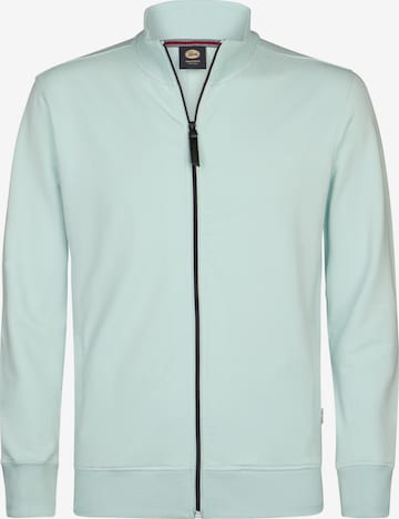 Petrol Industries Кофта на молнии в Зеленый: спереди