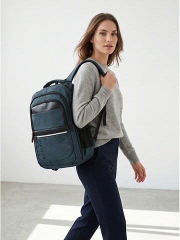 Zaino 'Zaino Coveri Collection poliestere resistente con zip' di Coveri Collection in blu