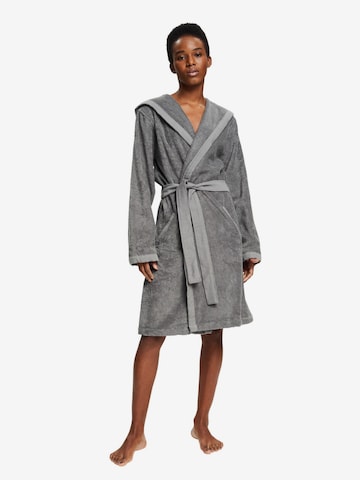 ESPRIT Short Bathrobe in Grey