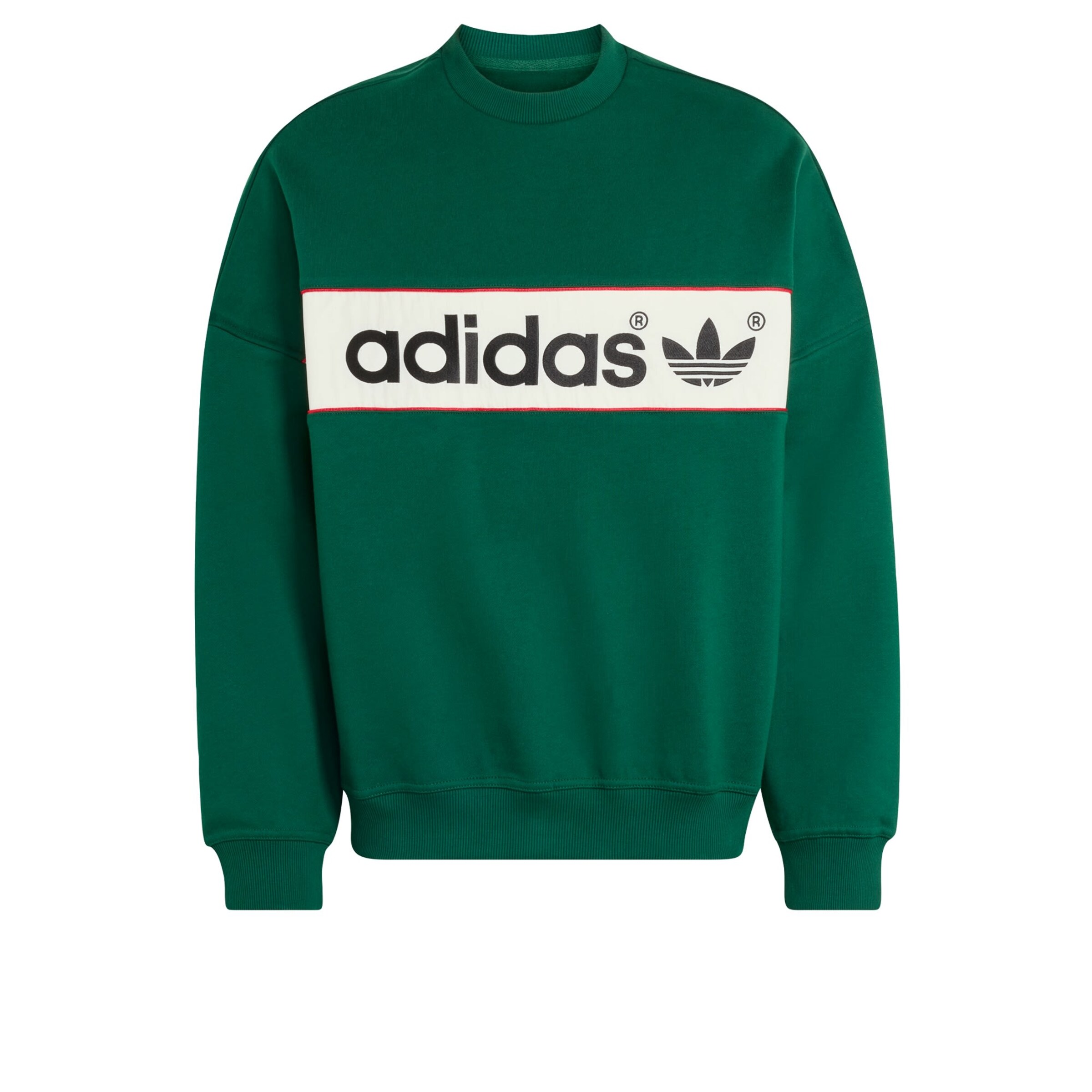 ADIDAS ORIGINALS - Sweatshirt 'AdiSignature NY' em verde: frente