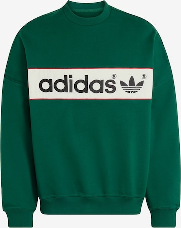 ADIDAS ORIGINALS - Sweatshirt 'AdiSignature NY' em verde: frente