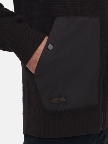 CAMEL ACTIVE Knit Cardigan in Black