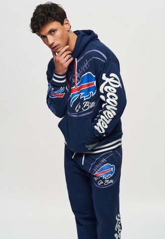 Recovered Sweatshirt 'NFL Bills Go Bills' in Blue