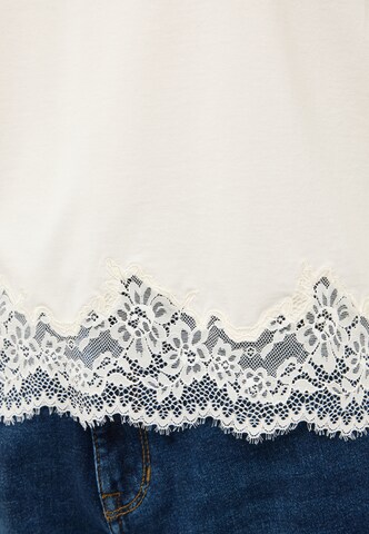 MUSTANG Shirt 'Floris' in Weiß