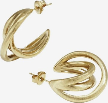 Boucles d'oreilles 'ZARIA' Cala Rose en or : devant